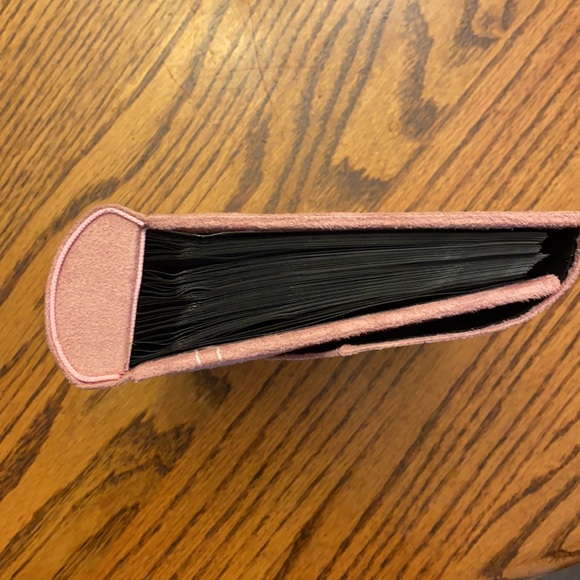 Vintage Y2K Pink Suede Magnetic Snap Photo Album Picture Book Keepsake Memories - Picture 7 of 8